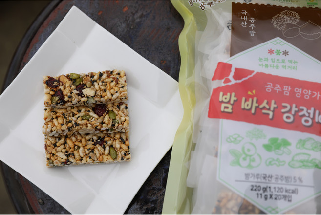 우리가족영양간식 강정바 영양바, 1개, 220mg