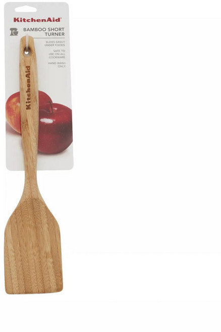 키친에이드 뱀부 쇼트 터너 뒤집개 29.2cm, 1개, Natural