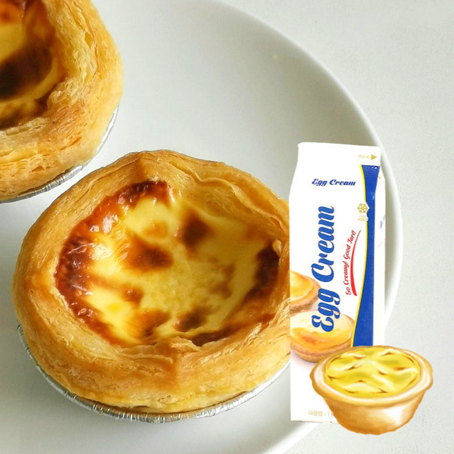 에그크림 1KG 타르트시트에 붓고 굽기만하면 완성