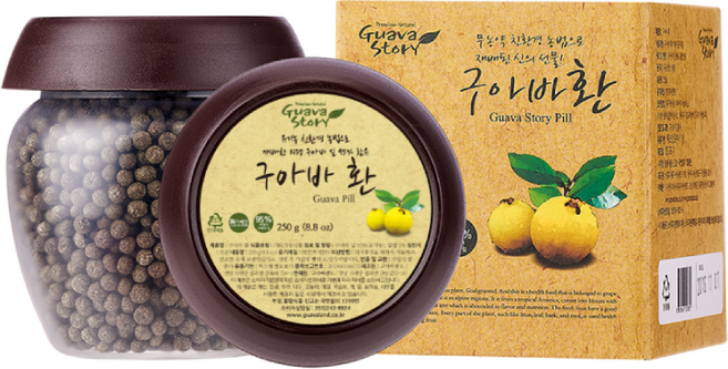 구아바 잎 환 3개월분 - 유기농 구아바 사용, 1개, 500g