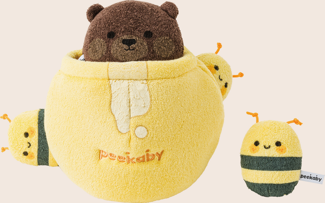 피카비 숨은 꼬미 찾기 영유아 인지 발달 장난감, 1개