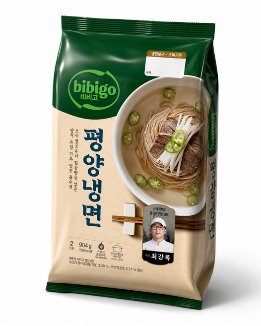 최강록셰프 부드럽고쫄깃한 평양냉면(2인분) 칼칼함 양지육향, 3개, 904g