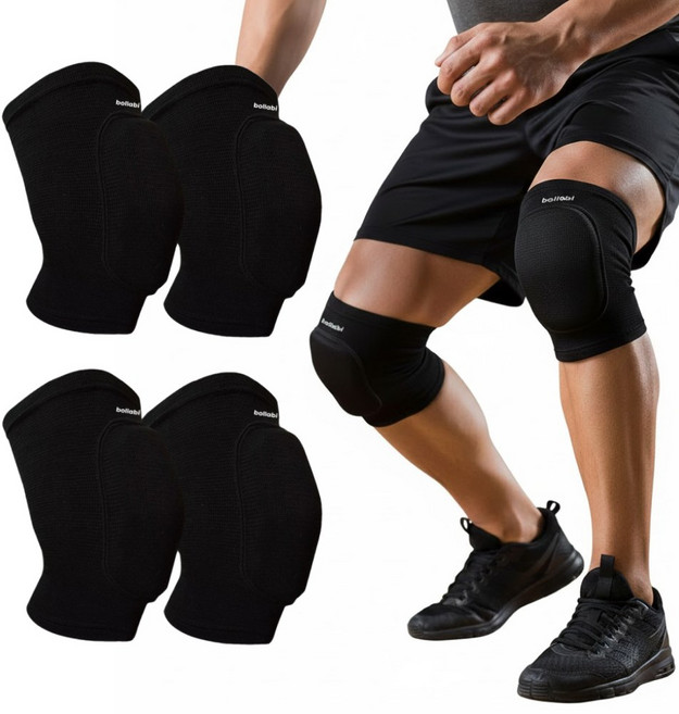 [쫀쫀하고통기성갑] 군인 무릎보호대 팔꿈치보호대 세트 군대 입대 훈련소 준비물 각개 전투 엘보 보호대, 블랙, 1개