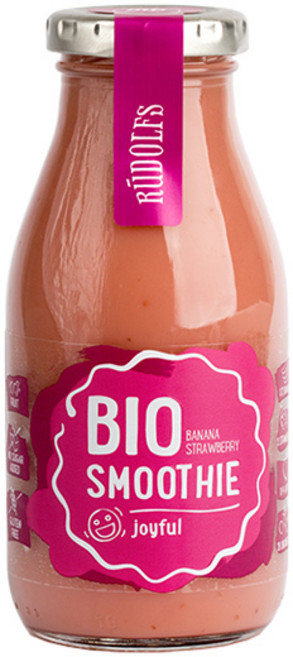 루돌프 유기농 스무디 조이풀 바나나 딸기 260ml, 1개