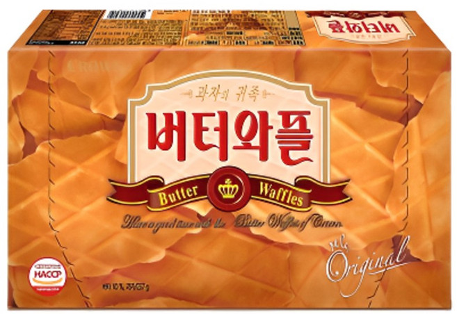 크라운 버터와플, 237g, 1개