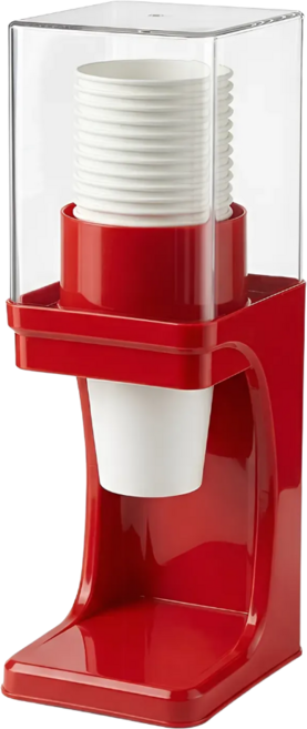 스탠드형 종이컵 디스팬서, 1개, 레드
