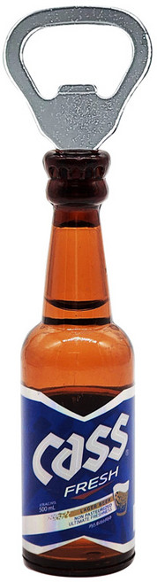 술병모양 자석 오프너 술병미니어처 병따개, 카스, 1개, 카스