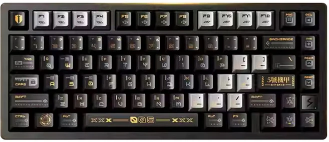 [스마트박스]VGN FLASH 플래쉬 프로 마그네틱축 키보드 75배열 커스텀 Gasket구조 알루미늄 하스왑 키보드, 만자왕태양신축, Extreme-블랙 - 쿠팡