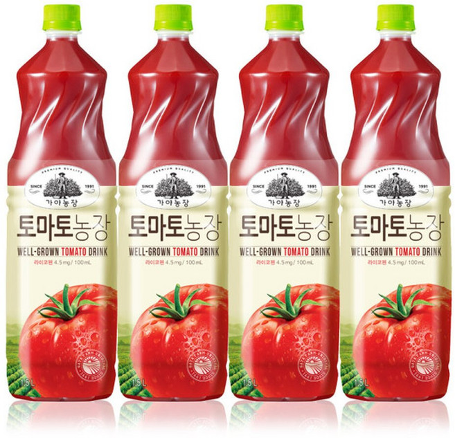 가야농장 토마토1.5Lx4, 1.5L, 4개
