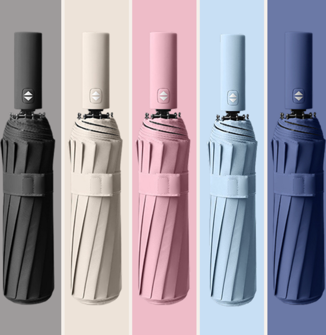 크레즈 튼튼한 자동 3단우산 자외선차단