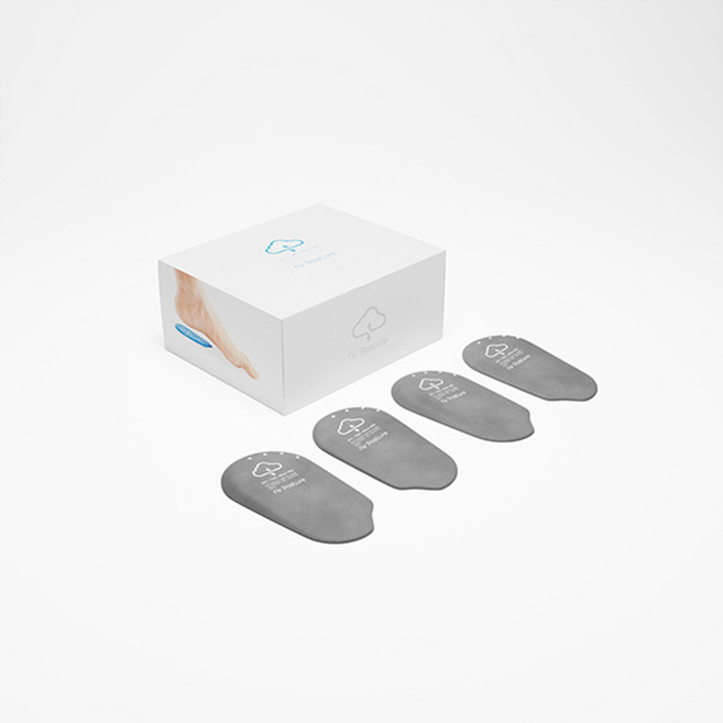 핀처 기능성 깔창 족저근막염 골프 실리콘 오다리 워크패드 4p