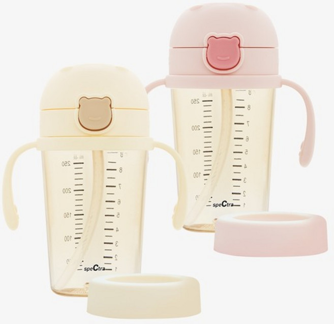 원터치 베베곰 빨대컵 250ml(밀폐캡포함), 1개, 250ml, 1매