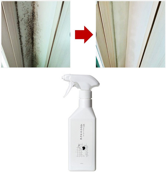 욕실 화장실 니코틴제거 벽지 벽곰팡이 제거방법 빌라 세탁실 곰팡이 담배 찌든때 냄새, 1개