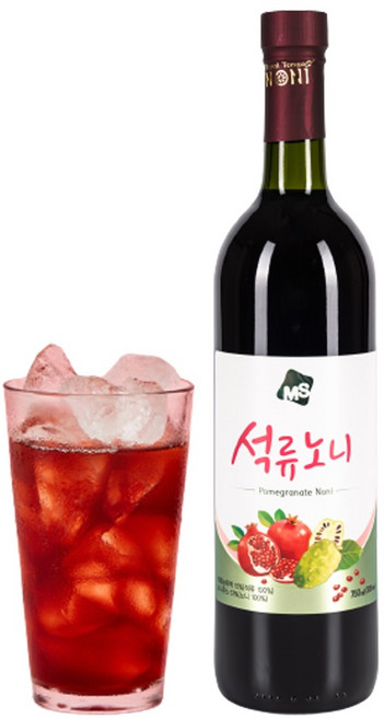 석류노니 피부미용 안토시아닌 엘라그산 천연비타민 미네랄 식물성에스트로겐, 2개, 750ml