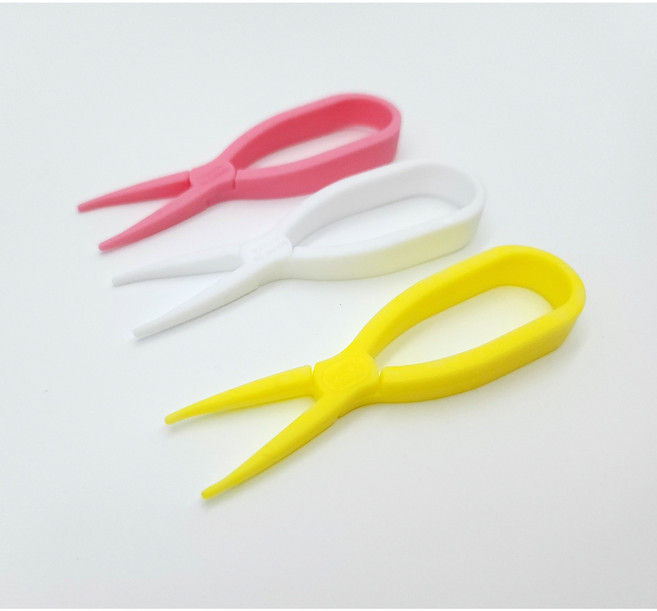 아이팜즈 중형 렌즈집게 - 10개(핑크 화이트 옐로우), 10개