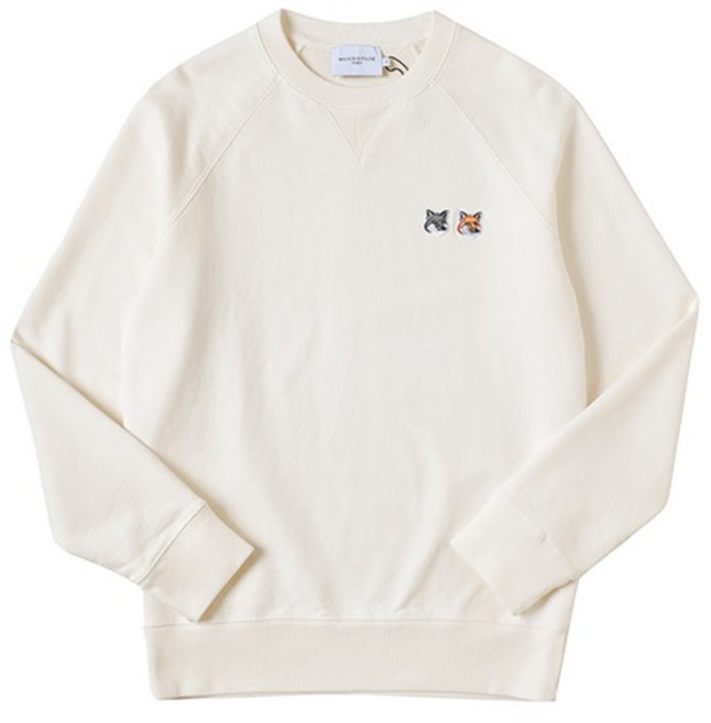 FM00358KM0002 P702 더블 폭스 헤드 패치 남성 맨투맨