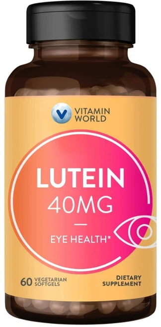 비타민월드 루테인 지아잔틴 40mg 60소프트젤 Lutein, 60정, 1개 - 쿠팡