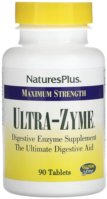 NaturesPlus 맥시멈 스트렝스 Ultra-Zyme 90정, NaturesPlus맥시멈스트렝스UltraZyme90정, 1개 - 쿠팡