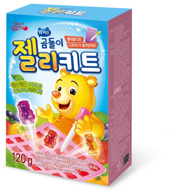 브레드가든 곰돌이 젤리키트, 120g, 1개