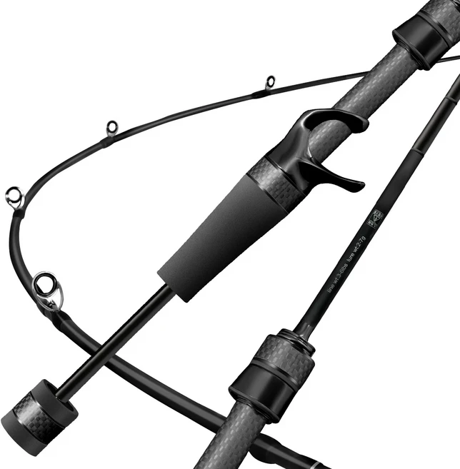 Seasir Riveria BFS 초경량 스피닝 베이트캐스팅 낚싯대 FUJI O 세라믹 가이드 링 30T + 탄소 직물 1.5M-1., 01 1.8m, 01 casting  rod