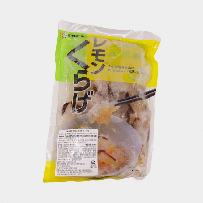 덕인 냉동 레몬쿠라게 500g, 상세페이지 참조, 1개