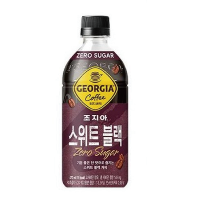 코카콜라 조지아 크래프트 스윗블랙 470ml, 24개