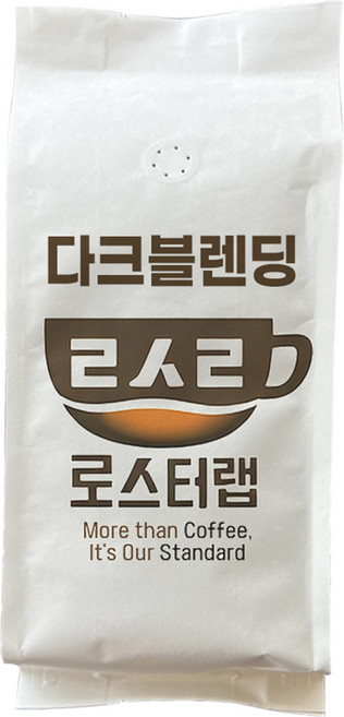 [초특가 할인] 로스터랩 고소다크 산미없는 블렌드 커피원두, 1개, 1kg, 홀빈(분쇄안함)