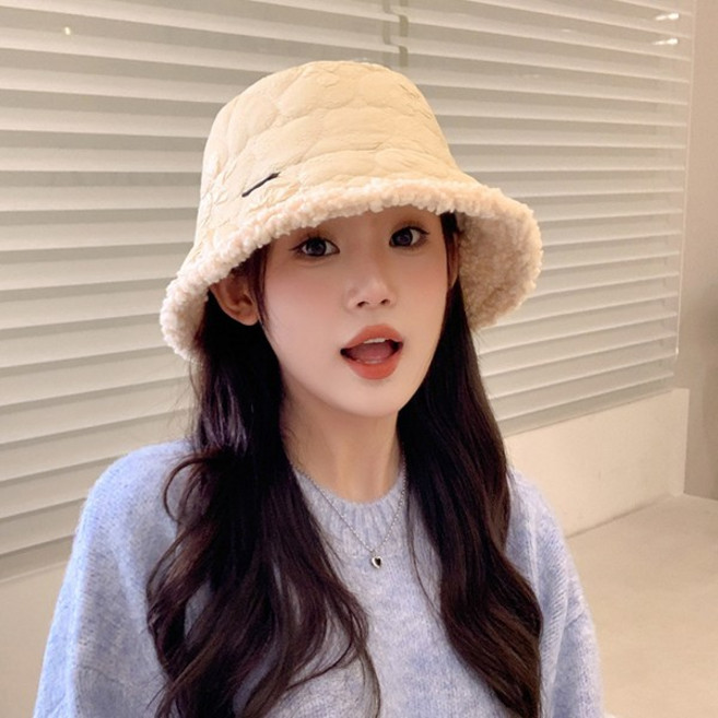 다오라인 여성 겨울 패딩 털 벙거지 골프 방한 모자 W13