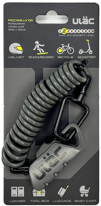 유락 피커딜리 자물쇠, 그레이, 1개