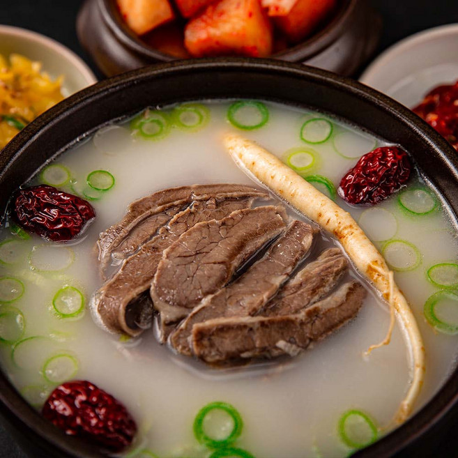 우정옥 한우 사골 특곰탕 진한 육수 곰국 몸보신, 3개, 1kg