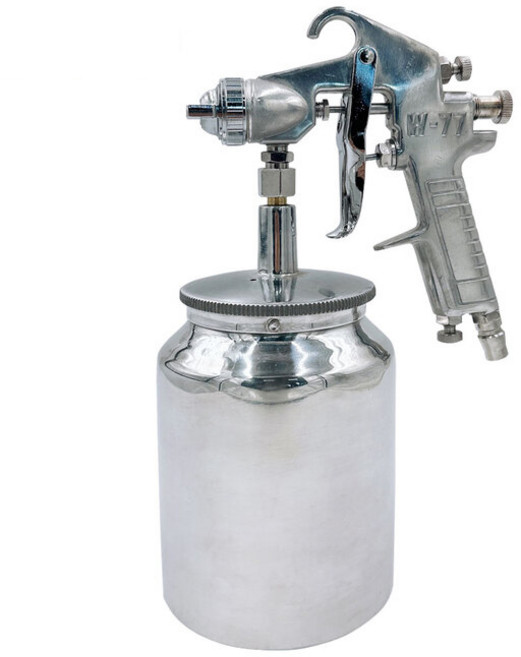 에어 도색 스프레이건 세트 W-77 흡상식 페인트 분사기 후키 후끼 건 1200cc, 1개