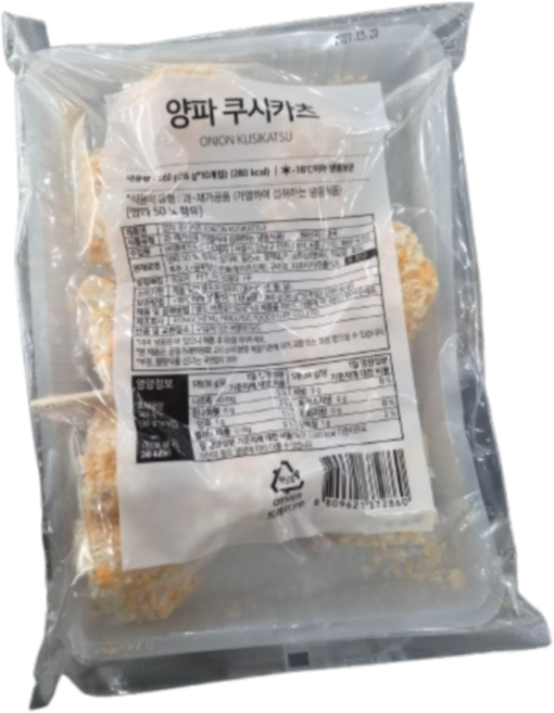 엘에프푸드 양파 쿠시카츠, 5개, 360g