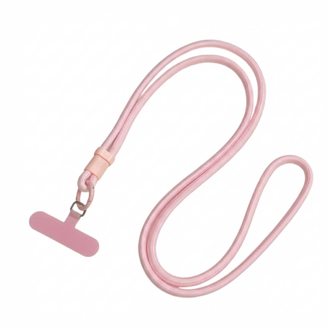 트래블잇 도난 방지 목걸이 핸드폰 스트랩, 1개, 베이비핑크