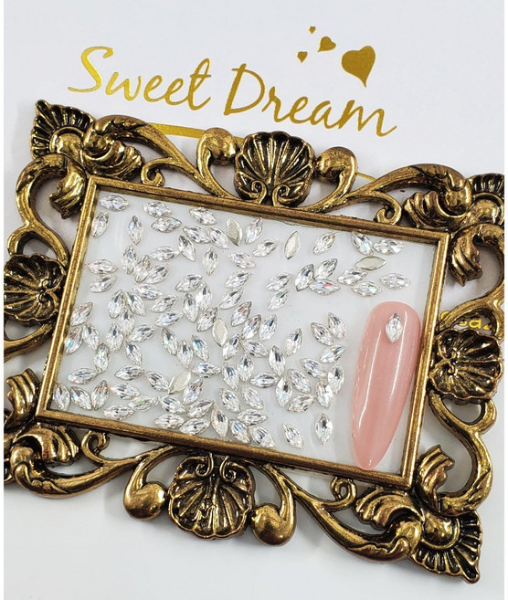 Sweet Dream 美甲鋯石鑽 水滴鋯石鑽, 1個, 馬眼2.5*5mm【50顆】袋裝