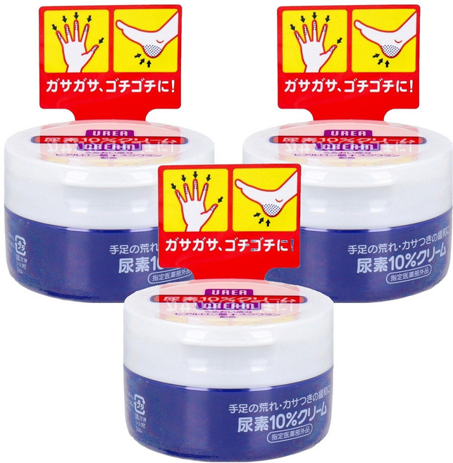 FineToday 우레아 10퍼센트 크림, 100g, 3개