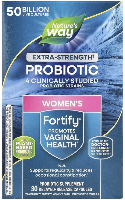 몸관리하세요 겨울입니다 Nature's Way Fortify® 여성용 프로바이오틱 50억CFU 지연 방출 캡슐 30정 특별관리진행, NaturesWayFortify여성용프로바이오틱50억C, 1 - 쿠팡