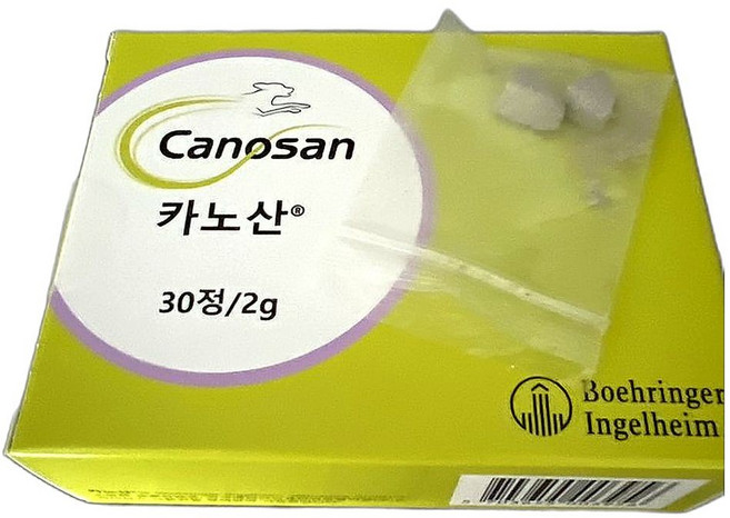 관절 건강 개선 독일산 카노산 영양제 강아지용 면역력 증진 30정 1개