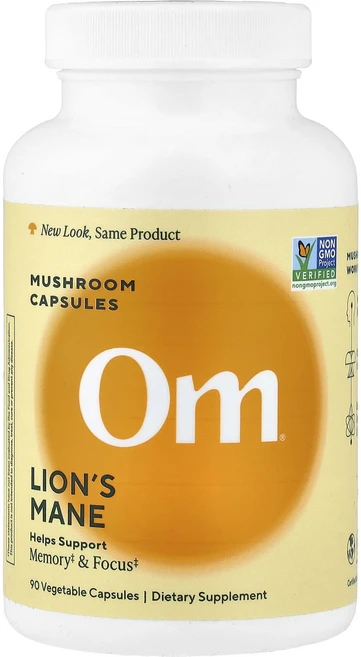 옴머쉬룸스 노루궁뎅이버섯 667mg 베지캡슐 90정, 6개 - 쿠팡