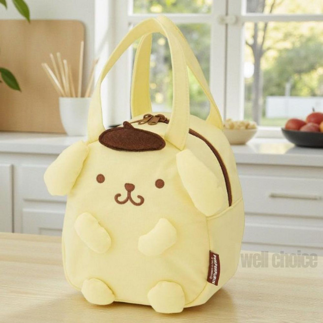 폼폼푸린 토트 런치백