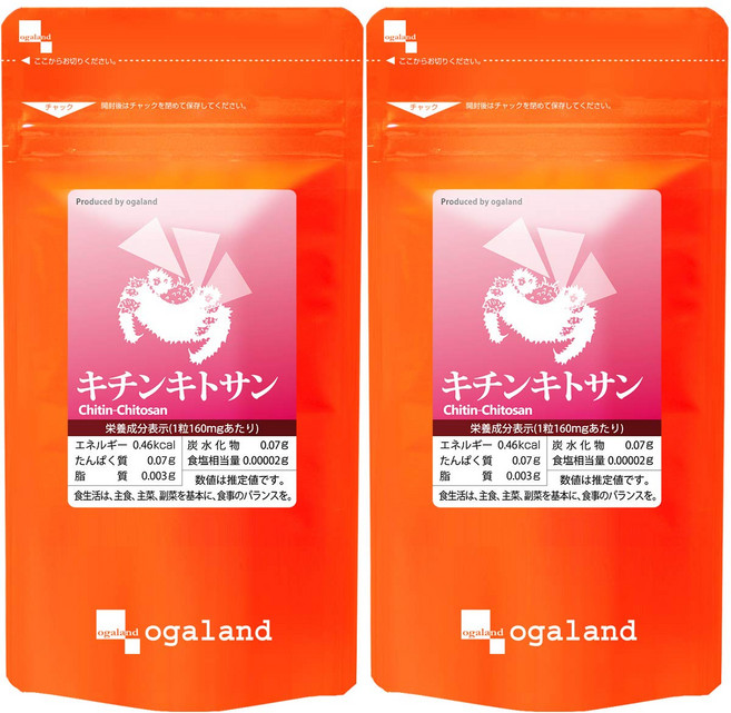 [ogaland] [ ] 150m 오거랜드 키틴키토산 540립 약 6개월분 (동물성식이섬유, 1개