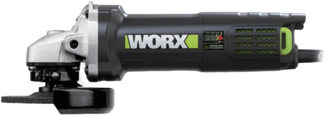 WORX 100mm 720W 平面砂輪機 WU800A, 1個, 主機+護蓋+握把