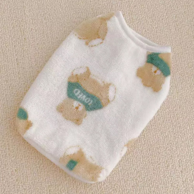 바사바사 강아지옷 고양이옷 실내복, 1개, 베어