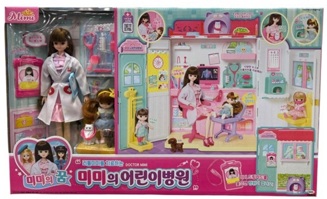 미미의꿈 미미의 어린이 병원 미미 인형 관절인형, 1개