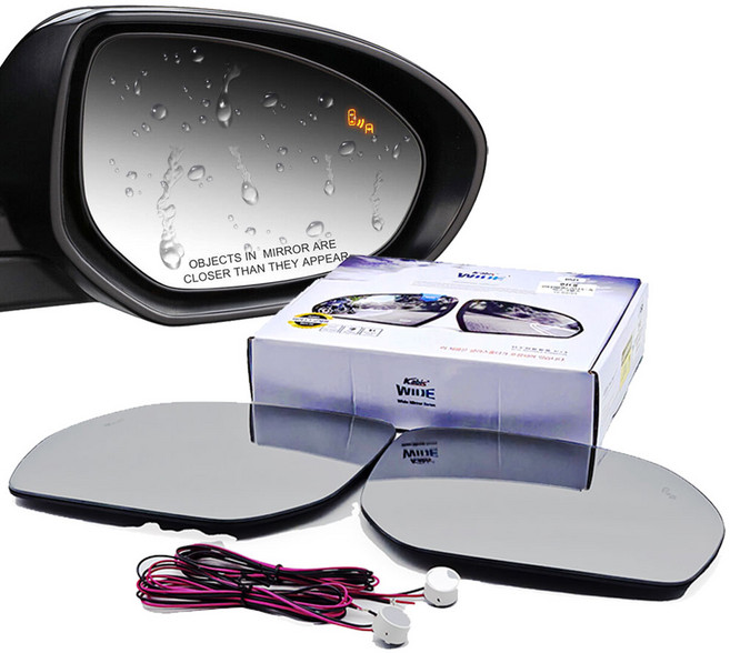 카비스 와이드미러 [BSD LED램프] 후측방 감지기 순정BSD램프 교체용 6V~12V, 1개, 레드