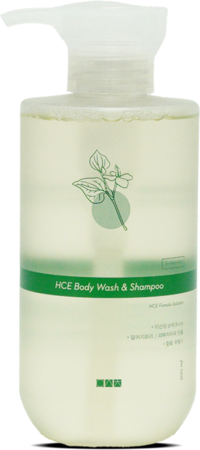 일센치 약모밀 락토 바디워시&샴푸 오돌토돌 피부 장벽 케어, 1개, 500ml