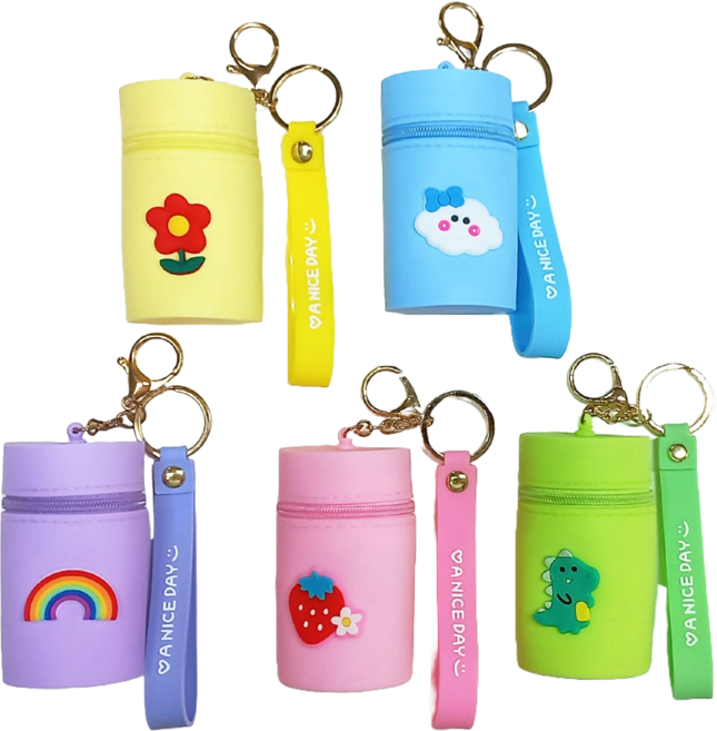 하니펫 반려동물 풉백 똥츄가방 큐티 실리콘, 1개, 1개입, 노랑