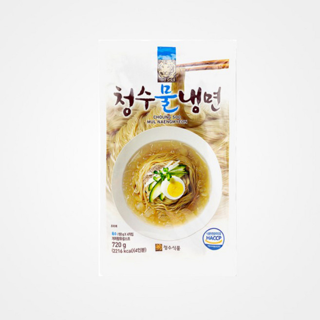 청수식품 청수 물냉면, 720g, 1개
