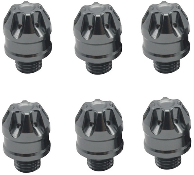 발통마켓 오토바이 백미러 볼트 마감볼트 10mm, 그레이(정방향), 6개