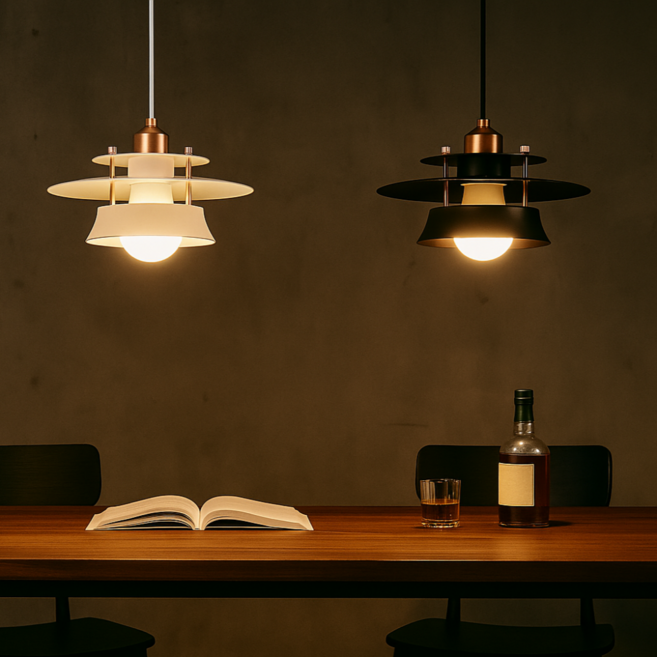 선셋 라이팅 LAKE 팬던트 식탁 조명 등 전등 갓 인테리어, LAKE블랙 전구색