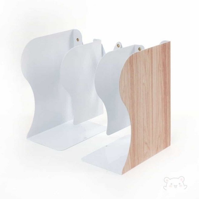 YWstore 접이식 책꽂이 내추럴 이동식책꽂이